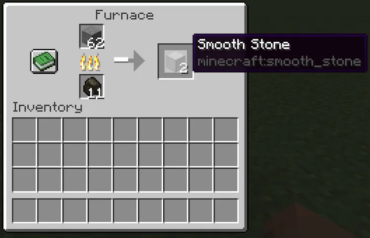 Furnace Smelting Cobblestone