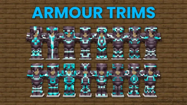 all minecraft armour trims